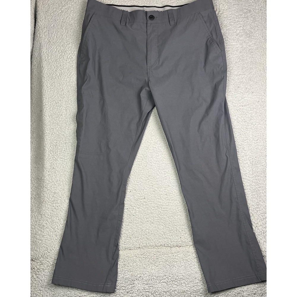 Orvis‎ Tech Pants Mens 40 Hiking Nylon Stretch Water Repellent Gray 5 Pocket